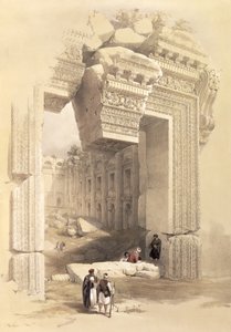 Baalbec, 7 de mayo de 1839, lámina 81 del Volumen II de 