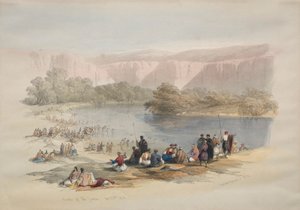 Orillas del Jordán de David Roberts