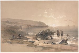 Caifás mirando hacia el Monte Carmelo, 1839 de David Roberts