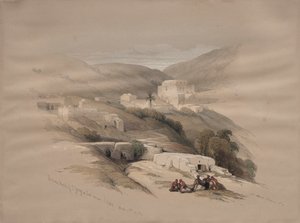 Iglesia cristiana de San Jorge en Ludd, antigua Lydda de David Roberts