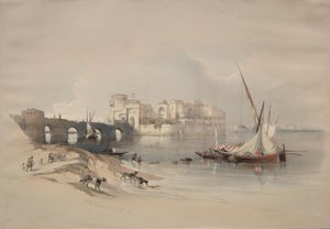 Ciudadela de Sidón, 1839 de David Roberts