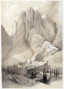 Convento de Santa Catalina, dibujo hecho el 19/02/1839 en "La Tierra Santa", Londres 1849 de David Roberts