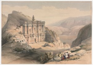 El Deir Petra de David Roberts