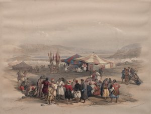 Campamento de peregrinos, Jericó de David Roberts