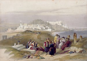 Jaffa, antigua Joppa, 16 de abril de 1839, lámina 61 del Volumen II de 
