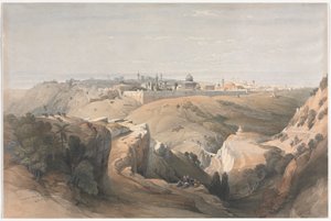 Jerusalén desde el Monte de los Olivos, 1839