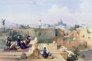 Mezquita de Omar mostrando el Sitio del Templo, lámina 8 del Volumen I de 