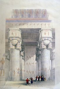 Pórtico del Templo de Dendera de David Roberts