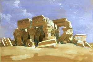Pórtico del Templo de Kom Ombo, Alto Egipto