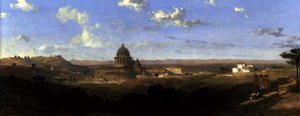 San Pedro, mirando hacia Roma de David Roberts