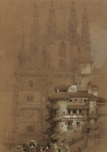 La Sala Capitular, Catedral de Burgos de David Roberts