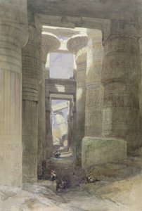 El Gran Templo de Amón Karnak, la Sala Hipóstila de David Roberts