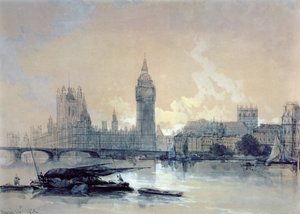 Las Casas del Parlamento de David Roberts