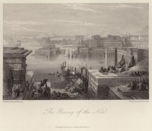 La crecida del Nilo de David Roberts