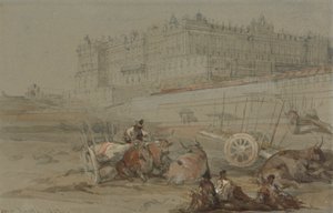 Palacio Real, Madrid, 1832 de David Roberts