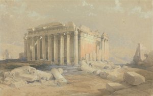 El templo de Baalbec de David Roberts