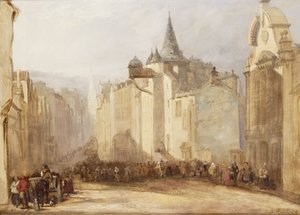 La casa del peaje, Edimburgo de David Roberts