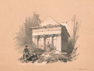 Tumba de Zacarías de David Roberts