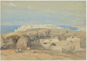 Vista de Jaffa, mirando al norte de David Roberts