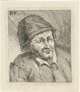 Busto de hombre con sombrero a la derecha de David Teniers (II)