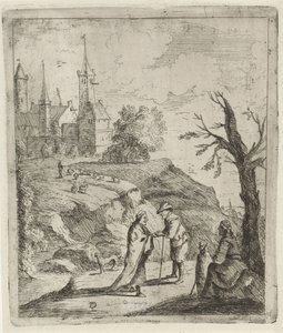 Paisaje con adivino