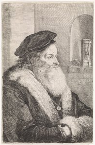 Anciano con barba de David Teniers (II)
