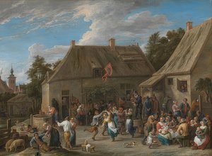 Fiesta campesina de David Teniers the Elder