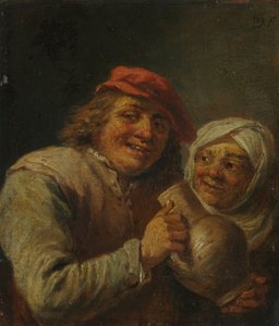 Anciano y anciana de David Teniers the Elder