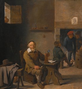 Un campesino en una posada de David Teniers the Younger