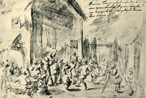 Baile campestre, mediados-finales del siglo XVII, 1943 de David Teniers the Younger