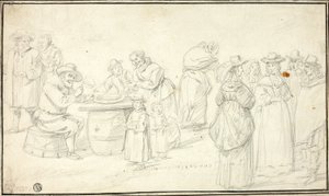 Estudio para el Festival Country cerca de Amberes de David Teniers the Younger