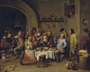 El Rey de las Habas La Fiesta del Rey de las Habas de David Teniers the Younger
