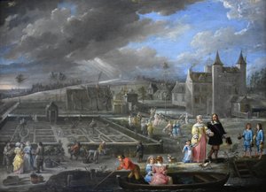 Las cuatro estaciones (primavera) de David Teniers the Younger