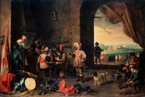 La sala de guardia de David Teniers the Younger