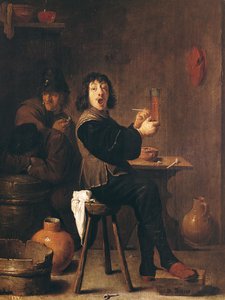 El soldado feliz de David Teniers the Younger