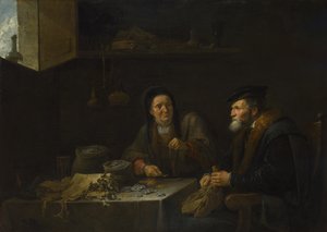 La Parábola del Rico Insensato, 1648 de David Teniers the Younger