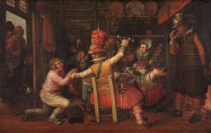 El dolor del campesino de David Vinckboons (I) (workshop of)