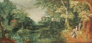 Paisaje con cazadores