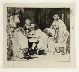 Un caballero en su escritorio de David Wilkie