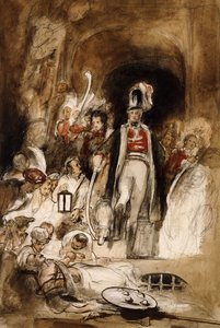 Estudio para "Sir David Baird descubriendo el cuerpo de Tipu Sahib", 1838 de David Wilkie