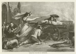 Augustina la doncella de Zaragoza de David Wilkie