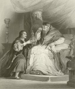 Benvenuto Cellini y el Papa de David Wilkie