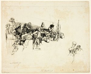 Charles James Fox en el Hustings de Covent Garden de David Wilkie
