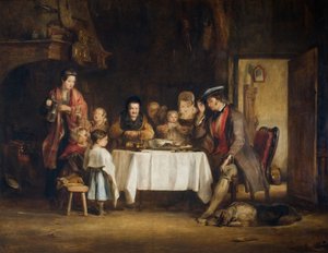 Gracia Antes de la Comida, 1839 de David Wilkie