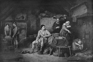 El rey Alfredo en la cabaña de Neatherd, 1806, 1912 de David Wilkie