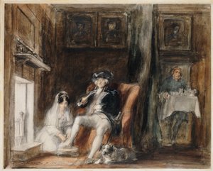 El comodoro discapacitado en su retiro en el Hospital de Greenwich, 1830 de David Wilkie