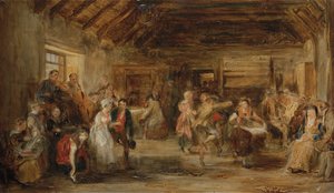 La boda del penique, un boceto, 1830