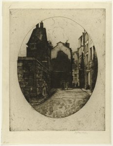 Rue Saint Julien le Pauvre, lámina seis del Conjunto de París