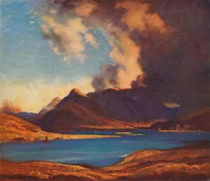 Las sombras de Glencoe, 1925 de David Young Cameron
