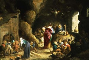 La tentación de San Antonio (251-356) de David the Elder Teniers
